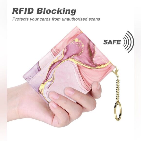 NWT.Broadway Credit Card Slim Wallet with 7 Card Slots & ID Window. Explore Now! - Picture 2 of 5